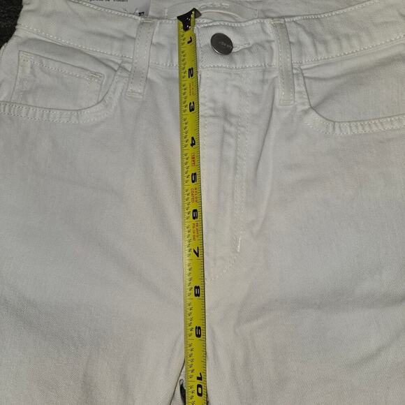 JOES JEANS "RUNWAY LUNA" HIGH RISE CIGARETTE 32” inseam- WHITE- sz 23 - Picture 6 of 8